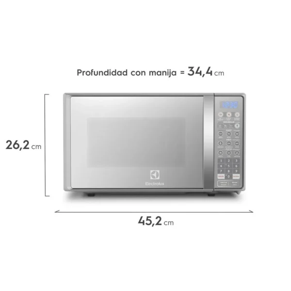 Microondas Freestanding 20Lt Gris ELECTROLUX EMDO20S3GSLUG - Image 2