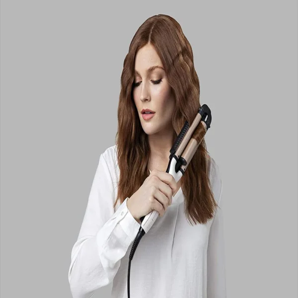 Rizador Ondulador Pinza Para Cabello En Bucle 3 Tubos Pro - Image 2